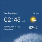 ͸��ʱ������(Transparent weather clock)