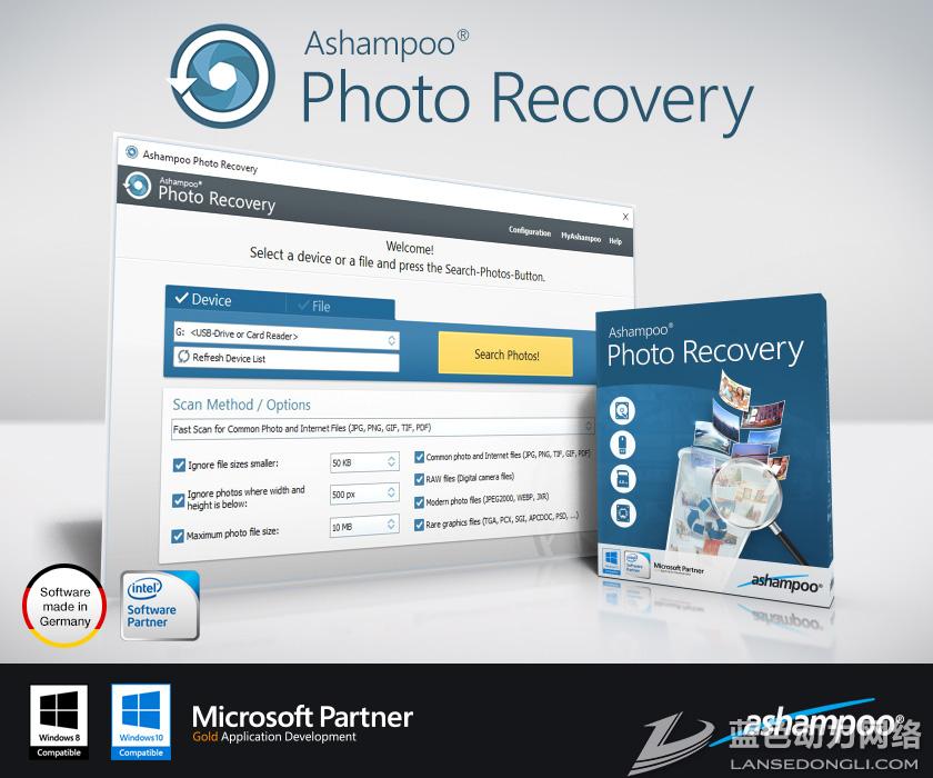 ��Ƭ�ָ�����Ashampoo Photo Recovery v1.0.3 ������Ѱ�